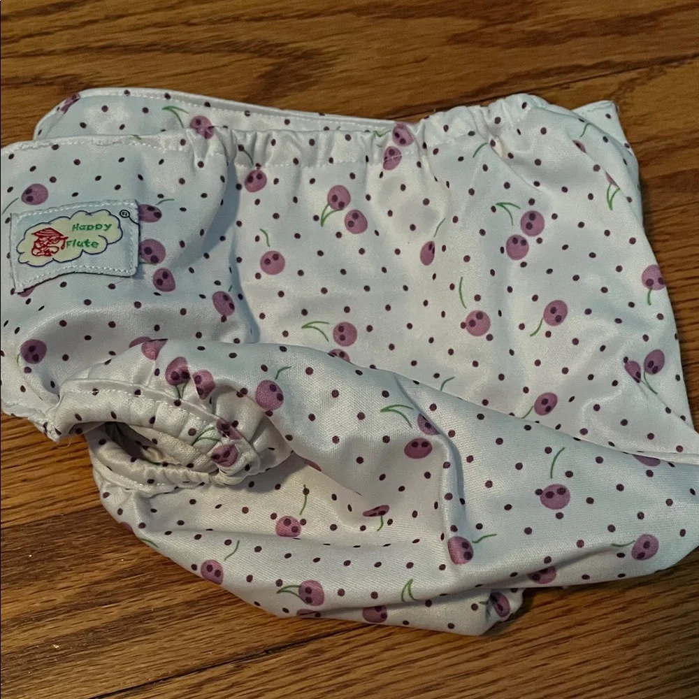 Colorful Owl Print and White Polka Dot Kids Diaper Covers